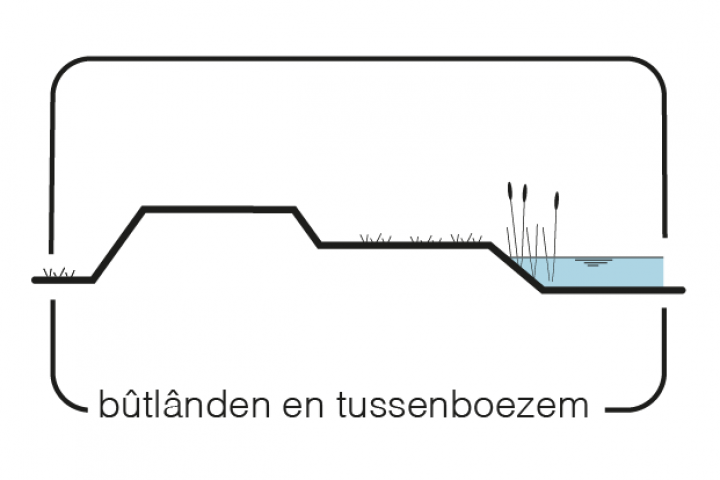 Maatregel 13 Bûtlânnen en tussenboezem